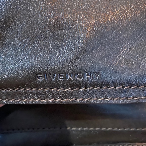Givenchy Pandora Large Leather Satchel Bag, Brown - Picture 7 of 8